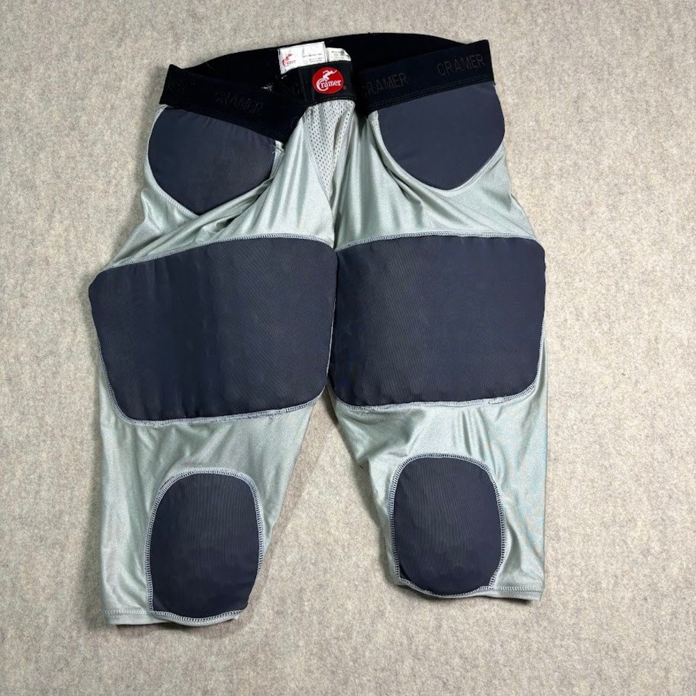 Cramer Football Girdle Mens 2XL Gray Nylon Padded Compression Shorts HUR7 Sports